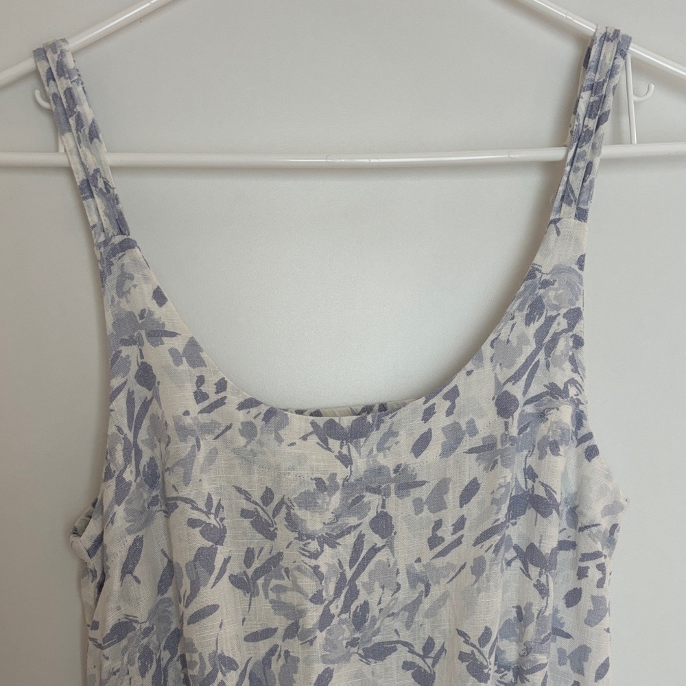 Splendid Linen Floral Romper - S